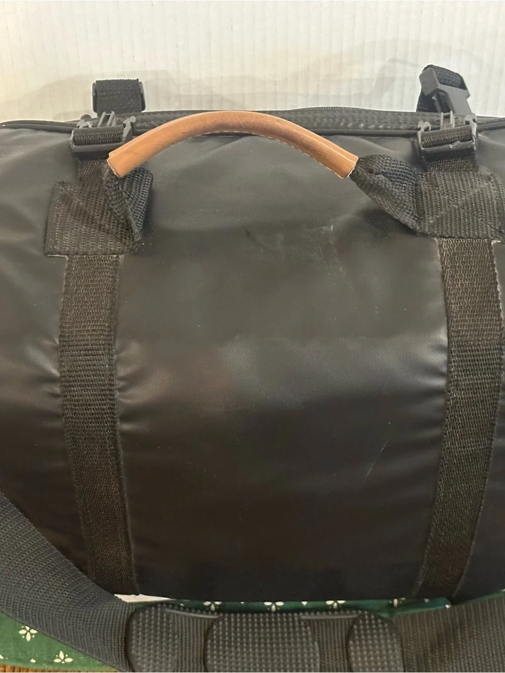 Vintage Mohawk Padded Black Leather Video Camera Case